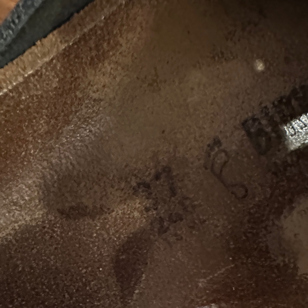 Birkenstock Black Oiled Leather Clogs - Picture 4 of 4